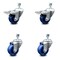 Service Caster 3 Inch Solid Polyurethane Wheel Swivel 1/2 Inch Stem Caster Total Lock Brake, 2PK SCC-TSTTL20S314-SPUS-121315-2-S-2 - alternate 1